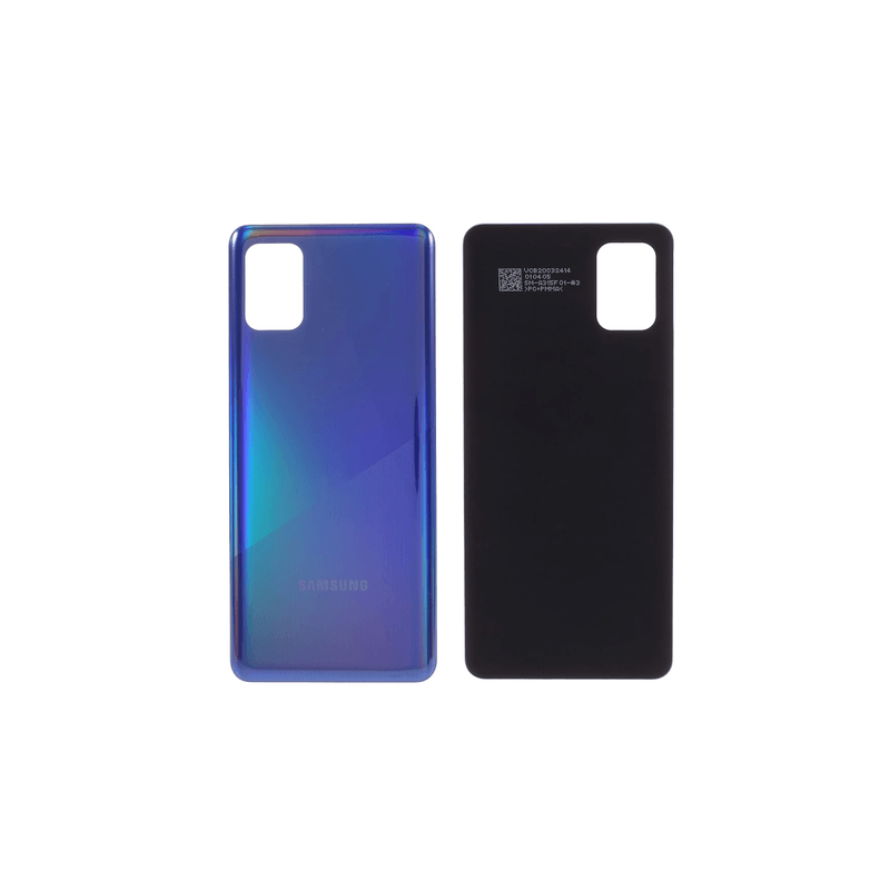Vitre / Cache Batterie / Arri&egrave;re Samsung Galaxy A31 BLEU