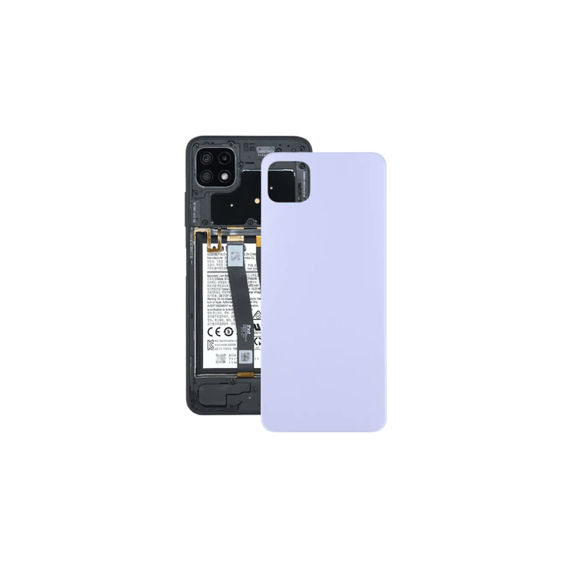 Vitre / Cache Batterie / Arri&egrave;re Samsung Galaxy A22 5G VIOLET