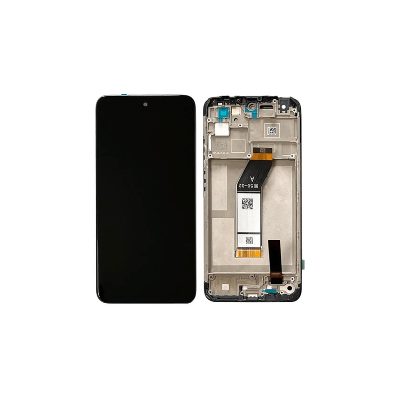 Ecran LCD / Vitre Tactile Sur Ch&acirc;ssis Compatible Xiaomi Redmi 10C Noir