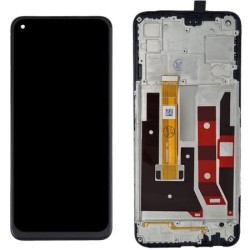 &Eacute;cran LCD Assembl&eacute; Sur Ch&acirc;ssis pour Oppo A73 5G NOIR