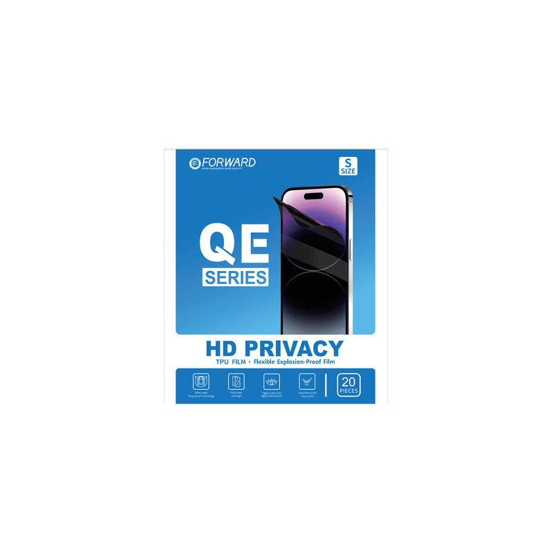 Pack de 20 films de protection ""Privacy"" Forward Zero - S - 9 Pouces