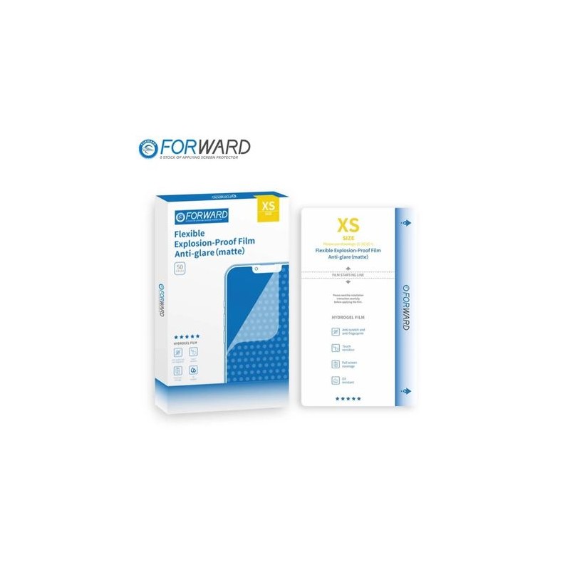 Pack de 50 films de protection MATTE Forward Zero - XS - 7 Pouces - High Clear