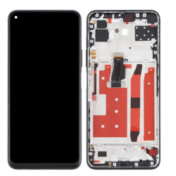 Ecran LCD / Vitre Tactile sur Ch&acirc;ssis Huawei P40 Lite 5G NOIR