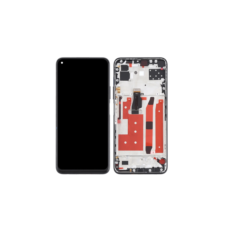 Ecran LCD / Vitre Tactile sur Ch&acirc;ssis Huawei P40 Lite 5G NOIR
