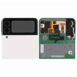 &Eacute;cran Arri&egrave;re / Vitre Original Samsung Galaxy Z Flip 3 5G CREME