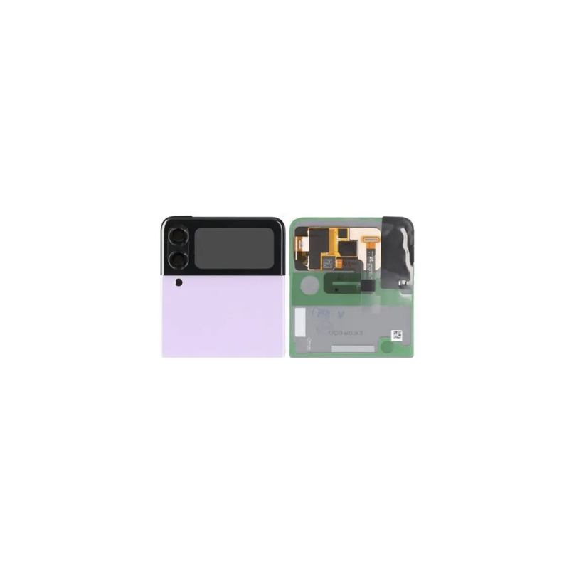 &Eacute;cran Arri&egrave;re / Vitre Original Samsung Galaxy Z Flip 3 5G VIOLET