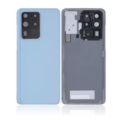 Vitre / Cache Batterie / Arri&egrave;re Samsung Galaxy S20 Ultra BLEU