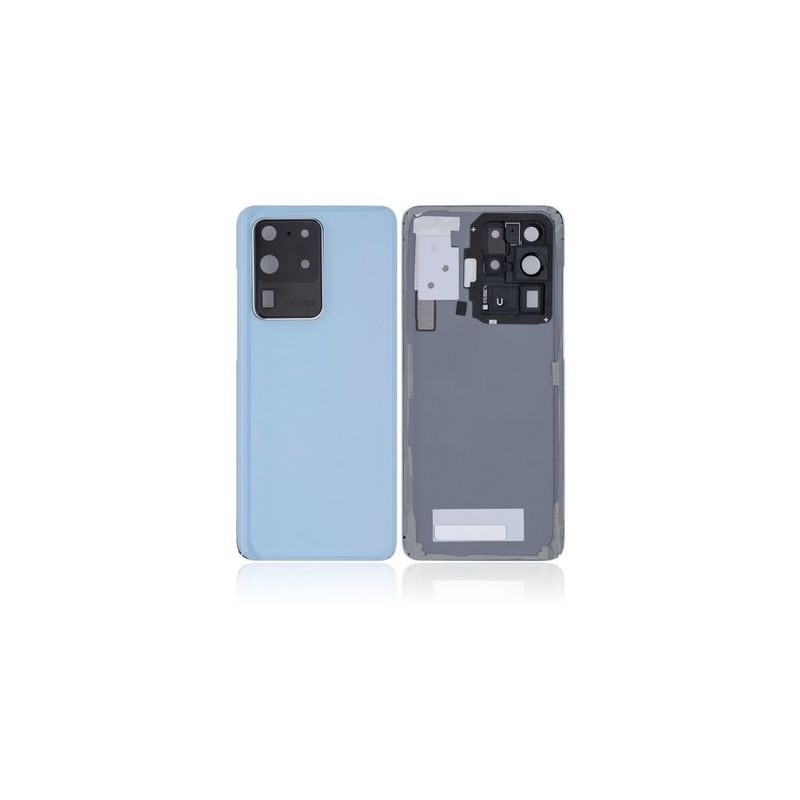 Vitre / Cache Batterie / Arri&egrave;re Samsung Galaxy S20 Ultra BLEU