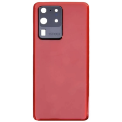 Vitre / Cache Batterie / Arri&egrave;re Samsung Galaxy S20 Ultra ROUGE