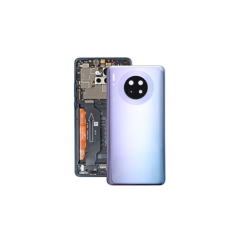 Cache Batterie / Coque Arri&egrave;re Huawei Mate 30 ARGENT