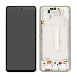 Ecran OLED Compatible Sur Ch&acirc;ssis Samsung Galaxy A53 A536B BLANC