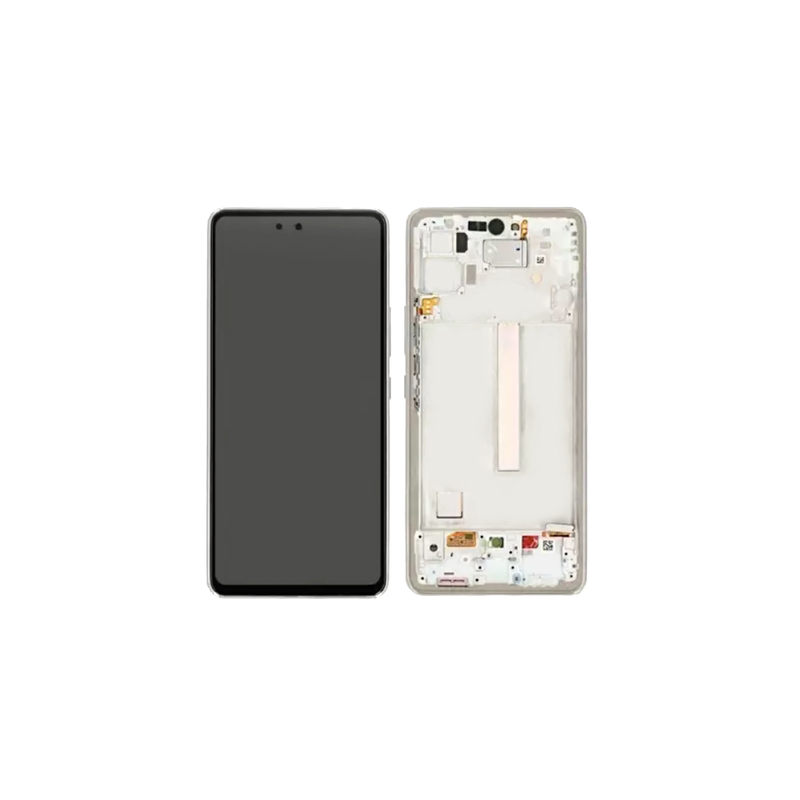 Ecran OLED Compatible Sur Ch&acirc;ssis Samsung Galaxy A53 A536B BLANC