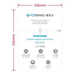 Pack de 5 films de protection pour Tablettes Forward Zero - L - 16 Pouces - High Clear