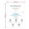 Pack de 5 films de protection pour Tablettes Forward Zero - L - 16 Pouces - High Clear