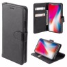 Coque Portefeuille Rabat / Magn&eacute;tique Cuir Noir iPhone 15 Pro Max