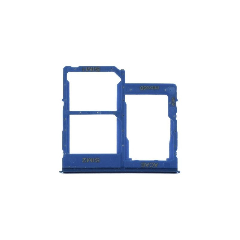 Tiroir Sim Compatible Samsung A31 Bleu