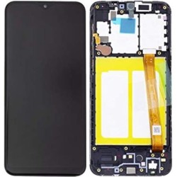 Ecran LCD Sur Ch&acirc;ssis Compatible Samsung Galaxy A20e A202F 2019 NOIR