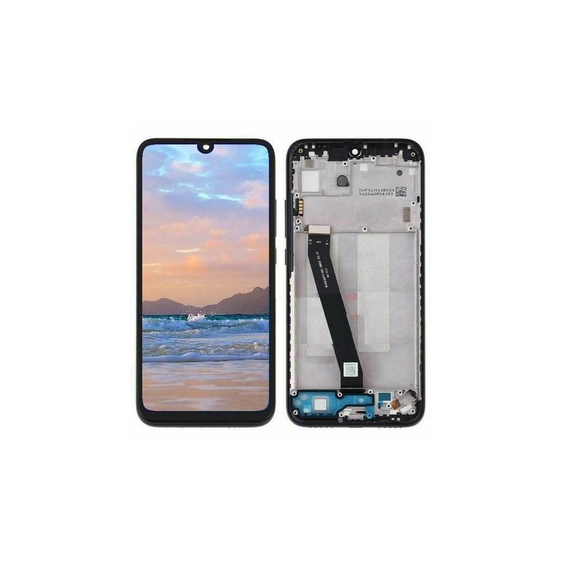 Ecran LCD / Vitre Tactile sur Ch&acirc;ssis Compatible Xiaomi Redmi 7 Noir