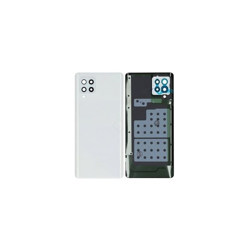 Vitre / Cache Batterie / Arri&egrave;re Samsung Galaxy A42 5G BLANC