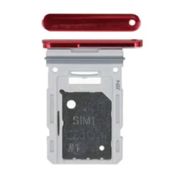Tiroir Double Sim Compatible Samsung S20FE ROUGE