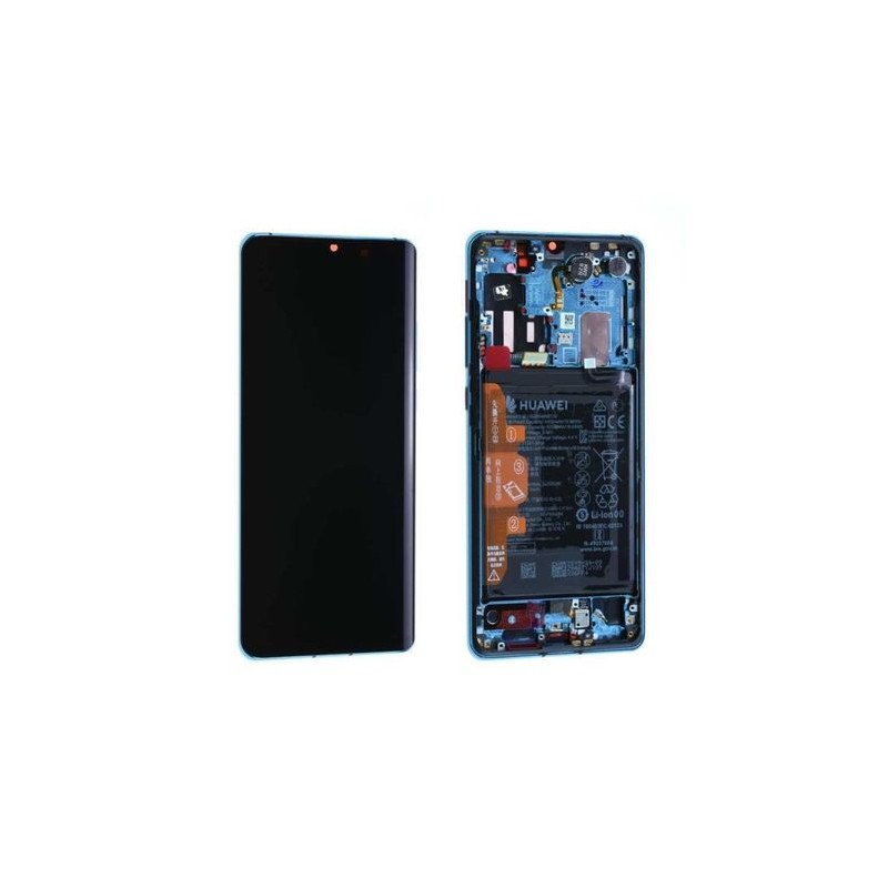 Ecran Complet Original Huawei P30 Pro Bleu Aurora