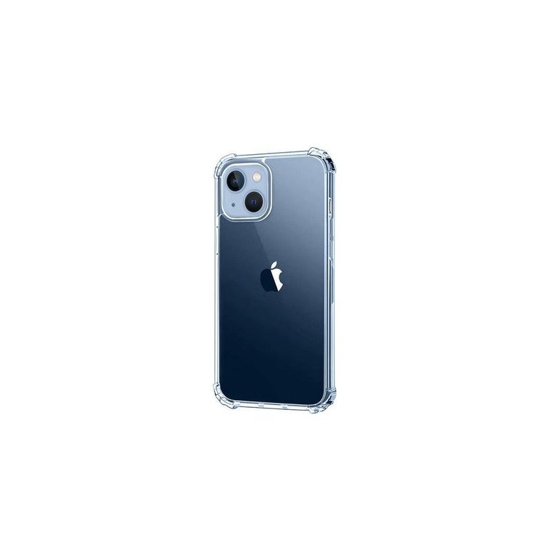 Coque iPhone 14 TPU Transparente avec bords renforc&eacute;s