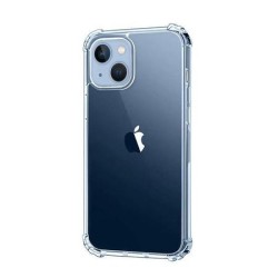 Coque iPhone 15 TPU Transparente avec bords renforc&eacute;s