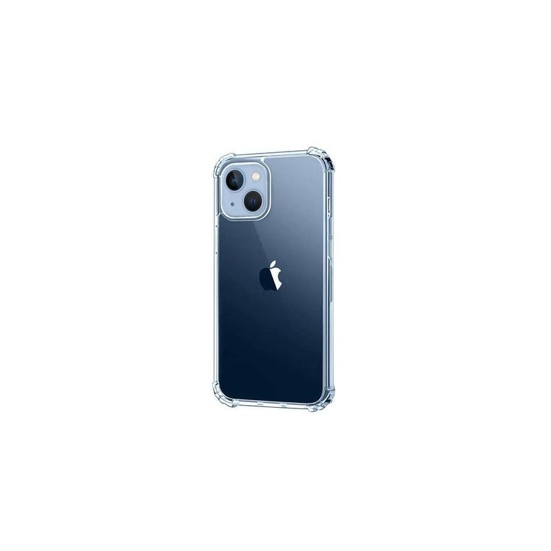 Coque iPhone 15 TPU Transparente avec bords renforc&eacute;s