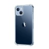 Coque iPhone 15 TPU Transparente avec bords renforc&eacute;s