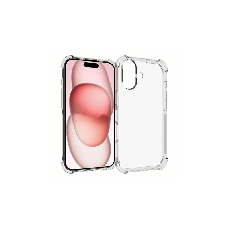 Coque TPU iPhone 16 ""Coins Renforc&eacute;s"" TRANSPARENT