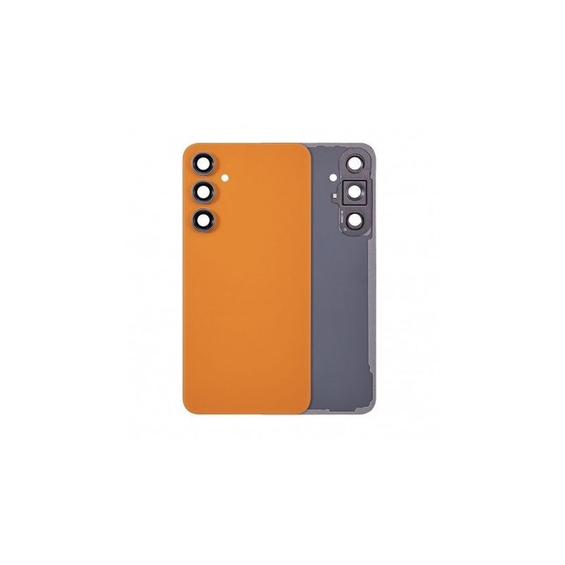 Cache Batterie / Coque Arri&egrave;re Samsung Galaxy S23 FE ORANGE