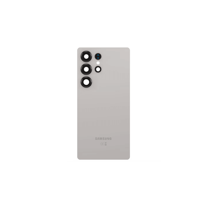 Vitre Arri&egrave;re / Cache Batterie Samsung S25 Ultra BLANC