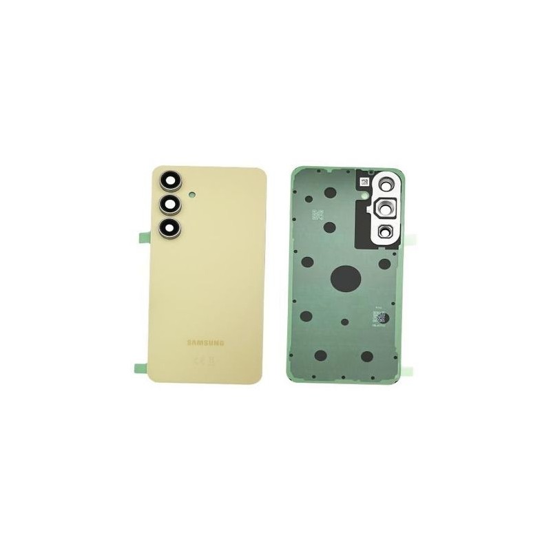 Vitre Arri&egrave;re / Cache Batterie Samsung S24 FE JAUNE