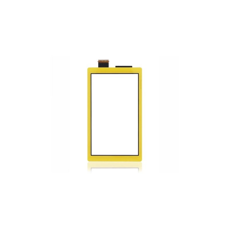 Ecran / Vitre Tactile Compatible Nintendo Switch Lite JAUNE