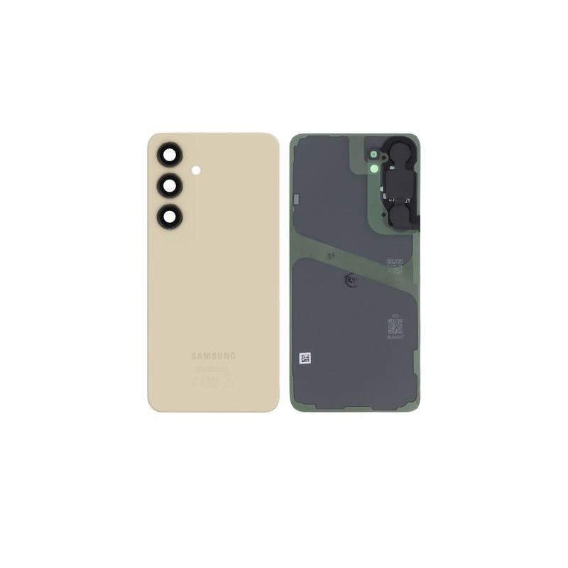 Vitre Arri&egrave;re / Cache Batterie Samsung S24 Plus CREME