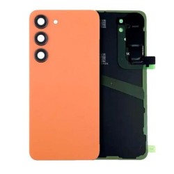 Vitre Arri&egrave;re / Cache Batterie Samsung S24 Plus ORANGE