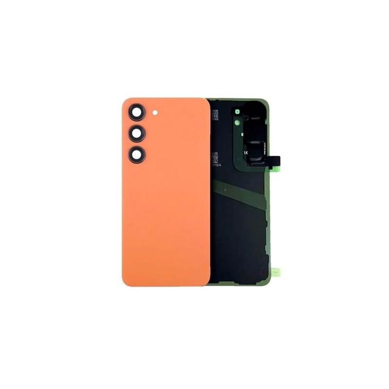Vitre Arri&egrave;re / Cache Batterie Samsung S24 Plus ORANGE