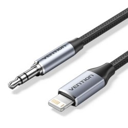 C&acirc;ble Tress&eacute; Vention Lightning vers Jack 3,5mm (1.5m)